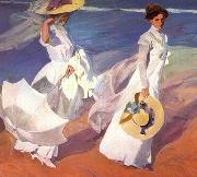 Walk on the Beach, Joaquin Sorolla